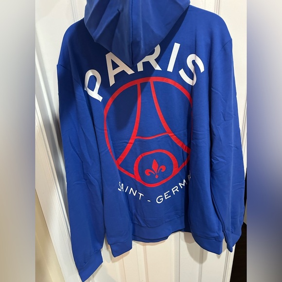 NWT Blue Paris Saint-Germain Men's Core Cool Hoodie XXL - Picture 6 of 10